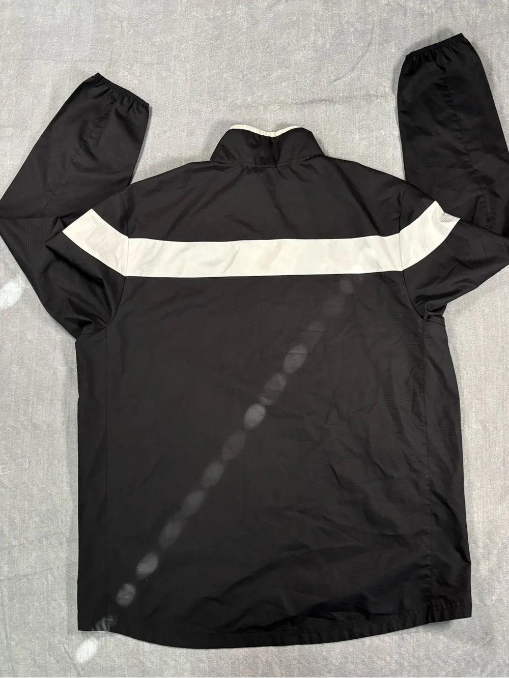 adidas Black Men's Lightweight Windbreaker Jacket